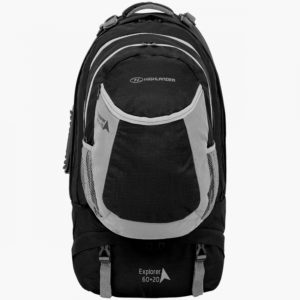 Explorer Rucksack, 60+20L, Black RUC145-BK
