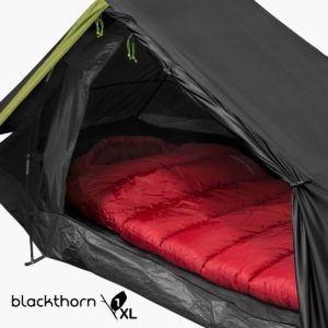 Inside highlander outdoor Blackthorn 1 person xl tent ten131xl-w-logo