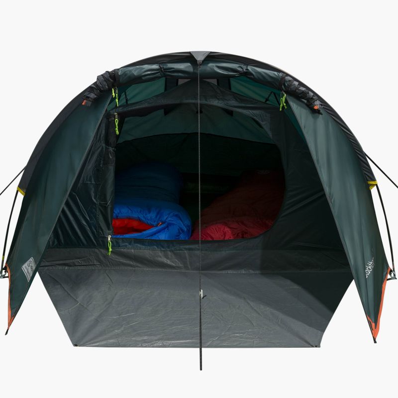 Highlander Blackthorn 2 Person Tunnel Tent Army Backpacking Camping Hunter Green