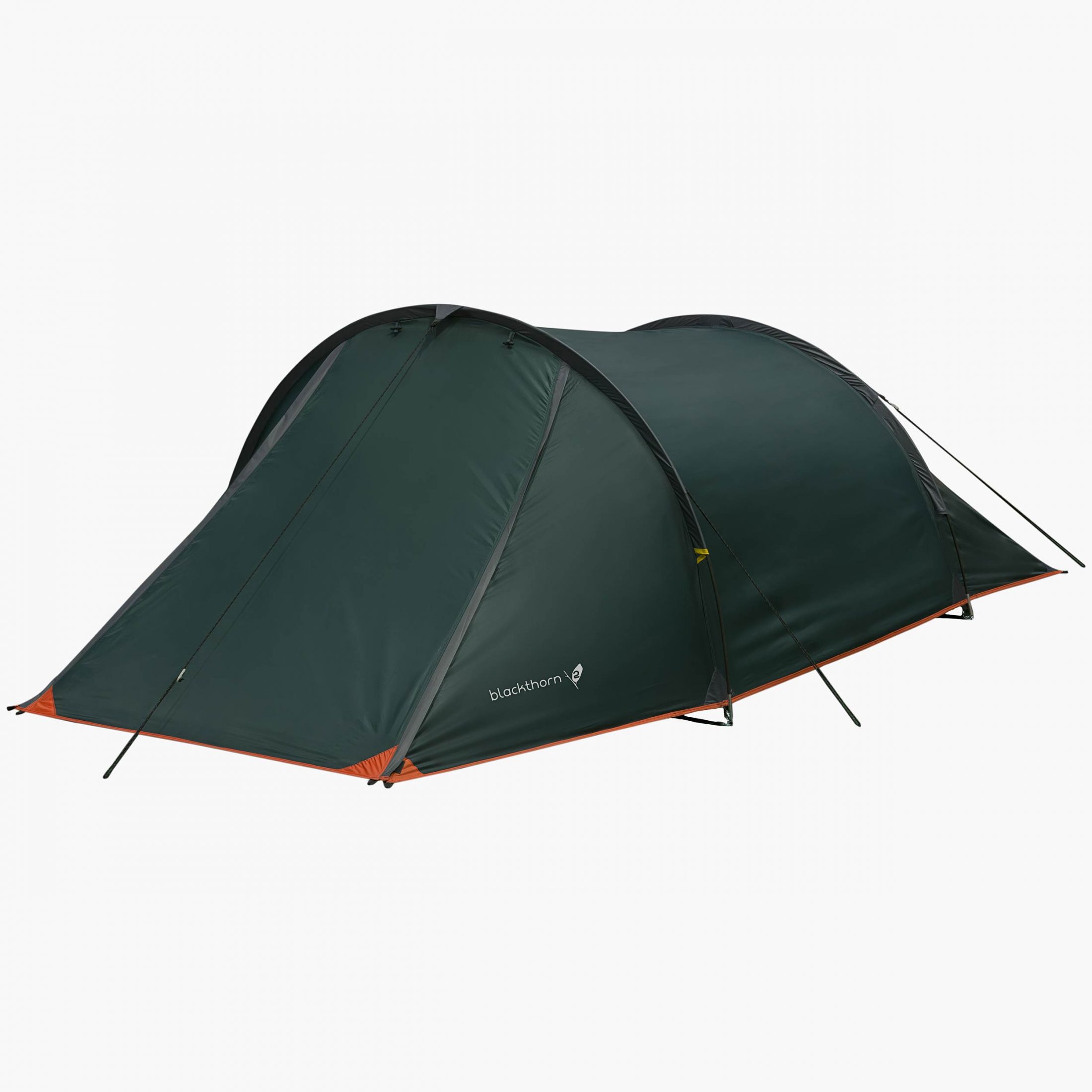 Highlander Blackthorn 2 Person Tunnel Tent Army Backpacking Camping Hunter Green