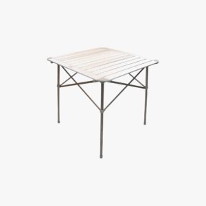 Highlander Outdoor Aluminium Slat Folding Table, Small FUR073