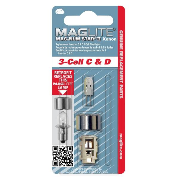 Maglite 3 Cell Magnum Star Xenon II Replacement Bulb - LMXA301
