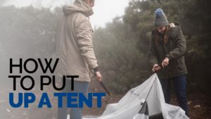 how to put up a tent