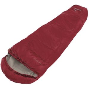 Easy Camp Cosmos Junior Sleeping Bag red zips