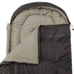 Easy Camp Cosmos Sleeping Bag Black sip opne