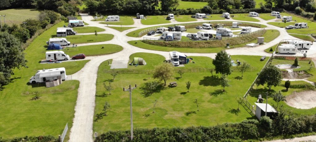 Carnon Wollas Touring Park in Truro, Cornwall