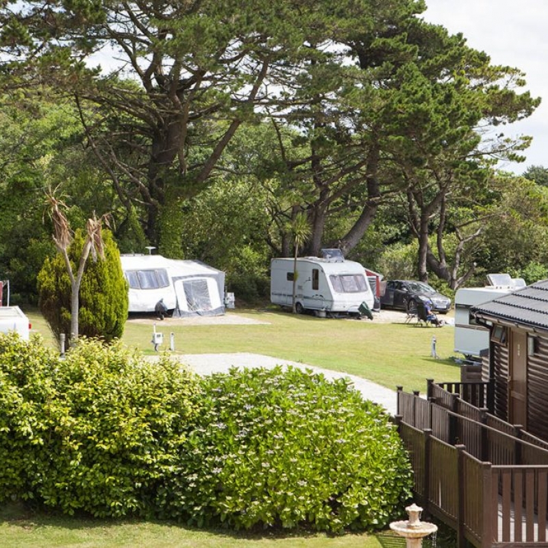 Carnon Wollas Touring Park in Truro, Cornwall