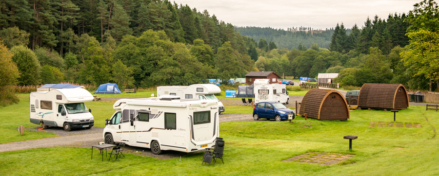 Kielder Village Camping and Caravan Site in Hexham caravan