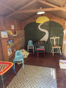 Lincolnshire Lanes campsite play hut for kids