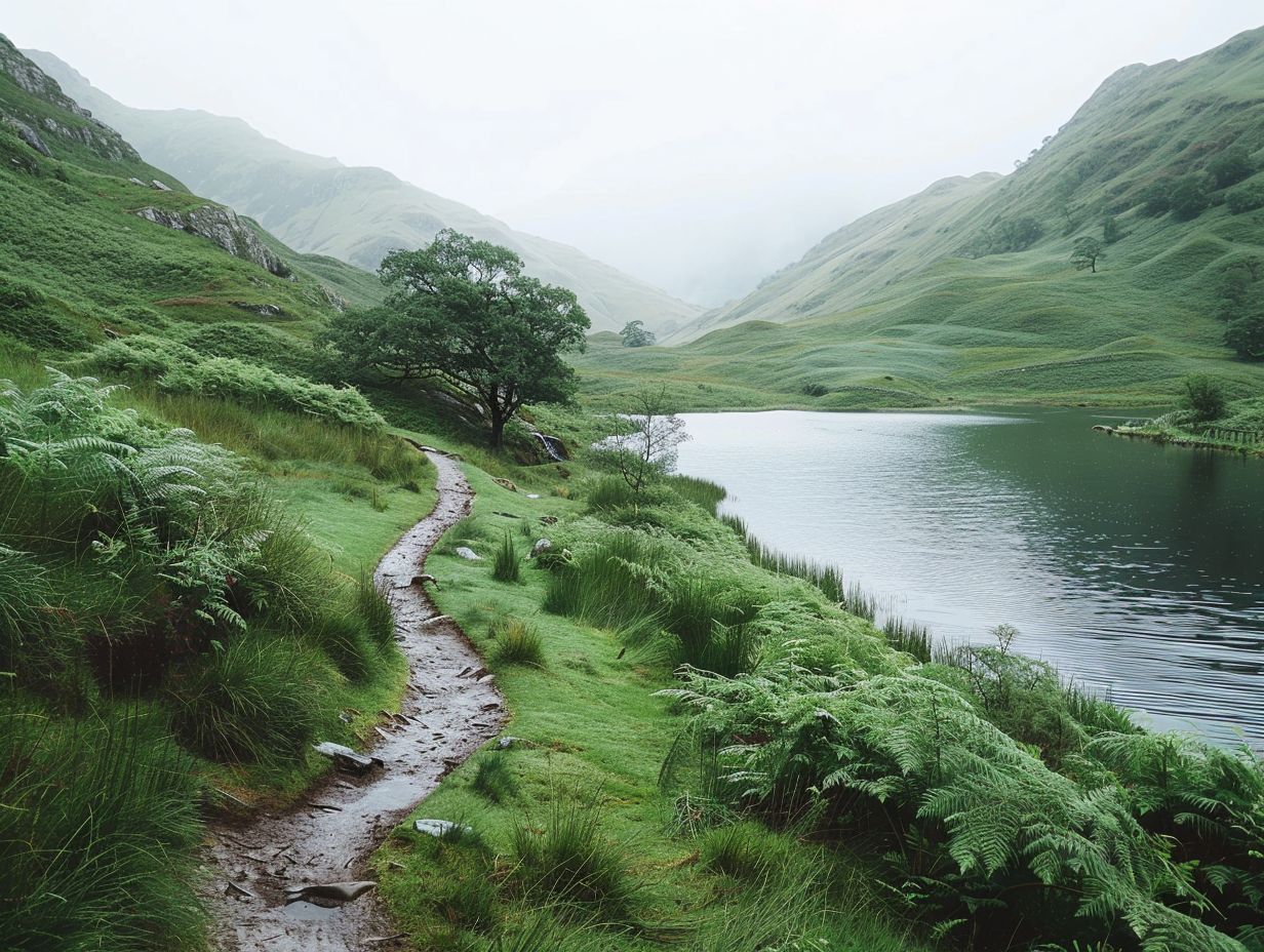 What is the Lake District and why is it a popular hiking destination?