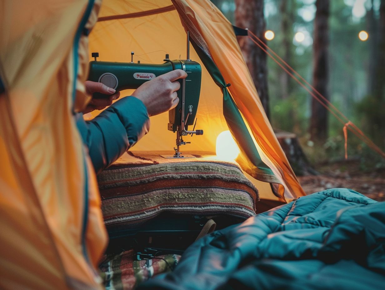 What Are the Steps to Making a Tent?