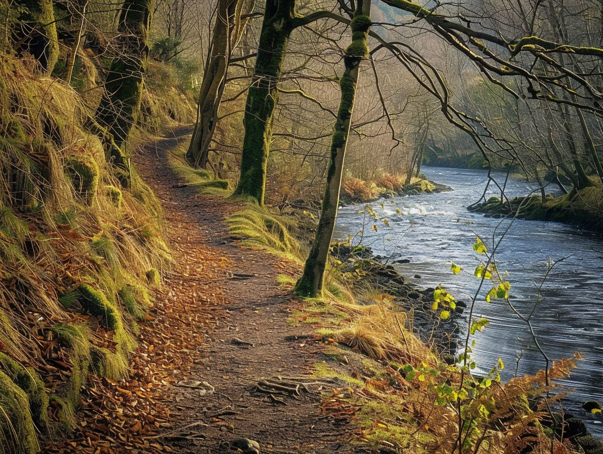 1. What are some of the best UK hiking trails for experiencing rivers and streams?