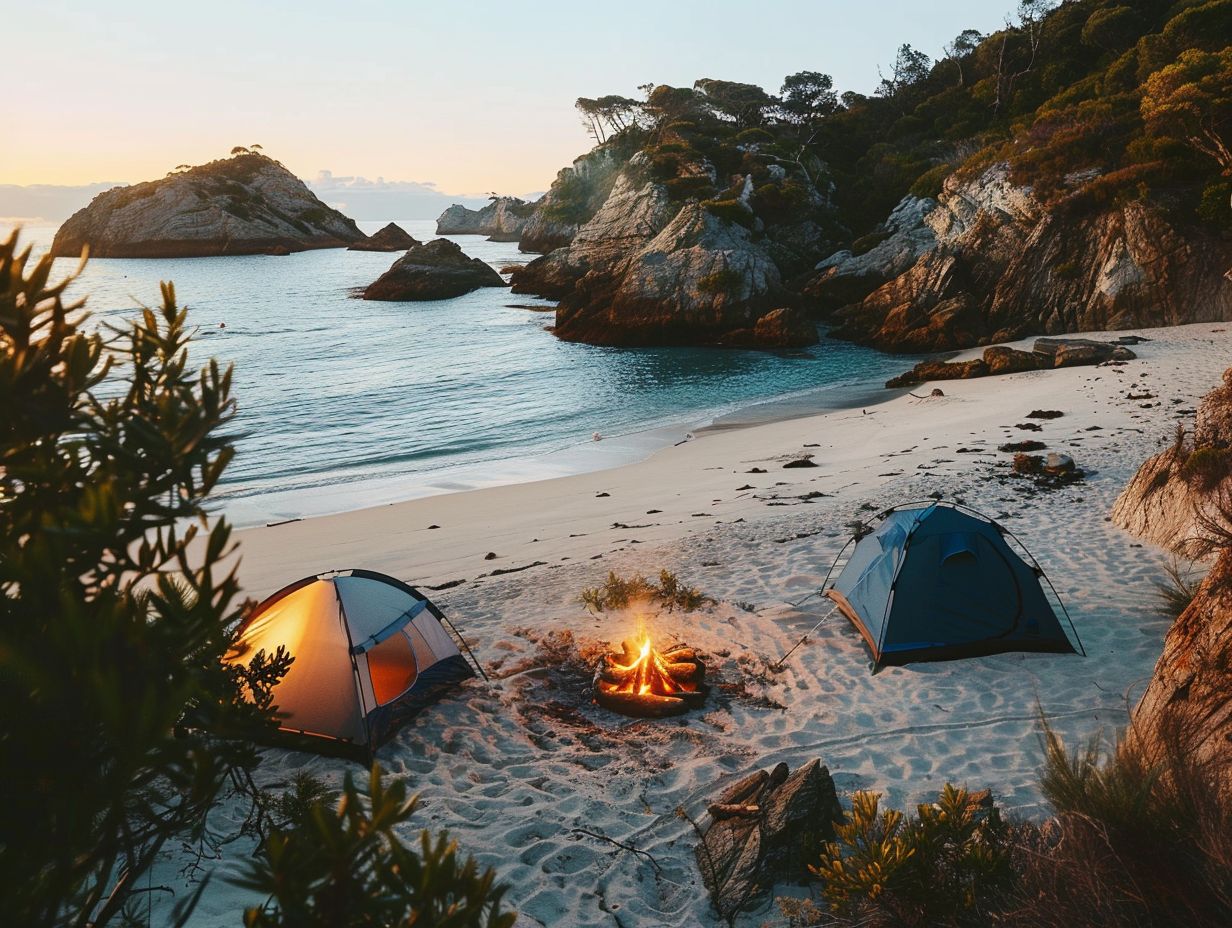 1. Campsites Near Beaches